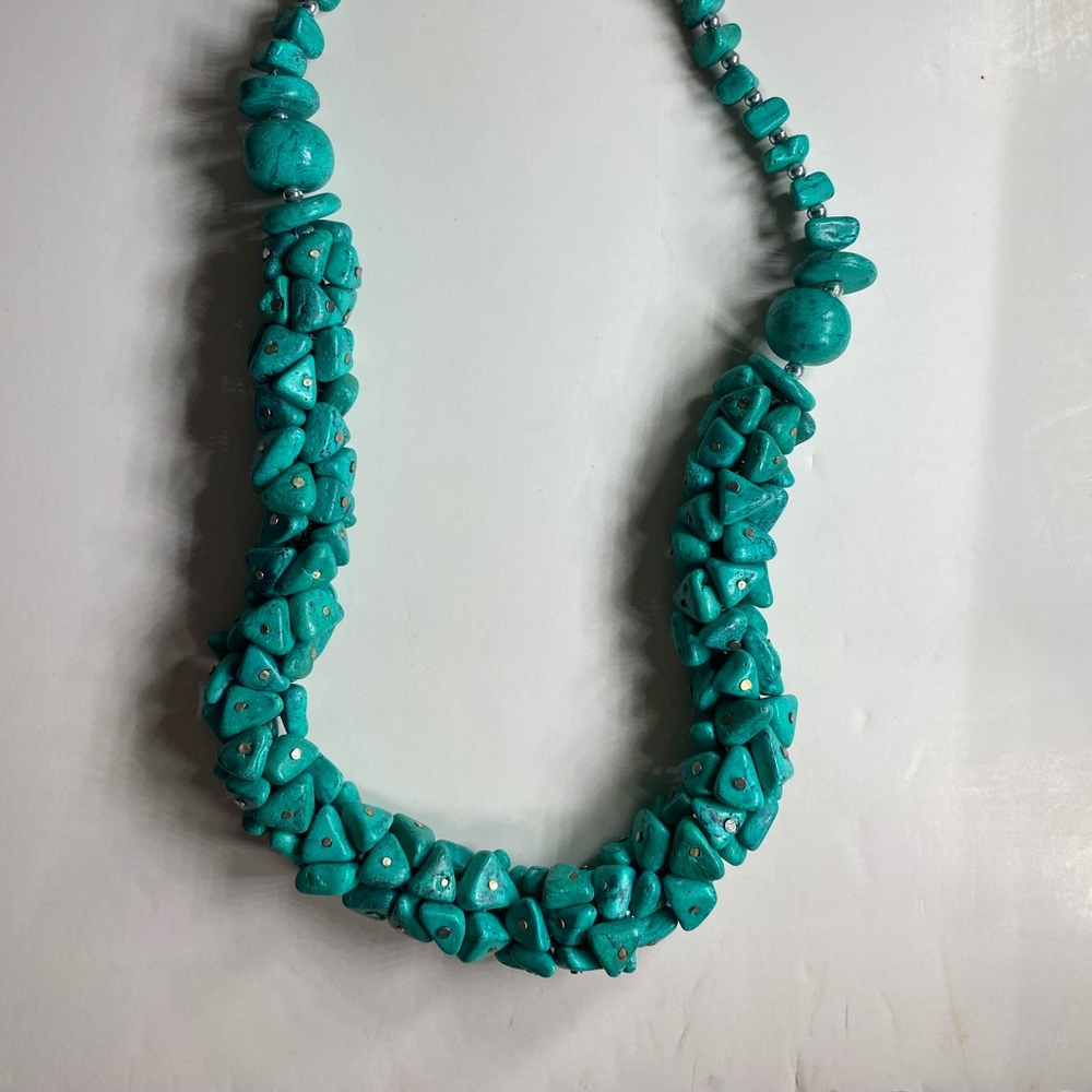 Vintage Turquoise Statement Necklace